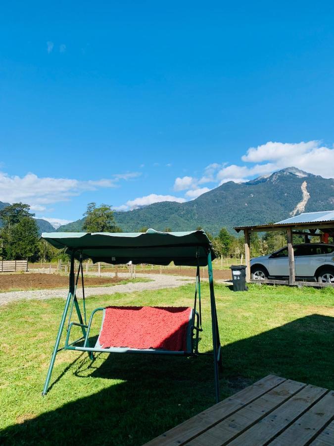 Cabana Del Campo Hornopiren Buitenkant foto